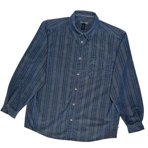REI Corduroy Button Up Shirt Mens Large 24.5 x 31